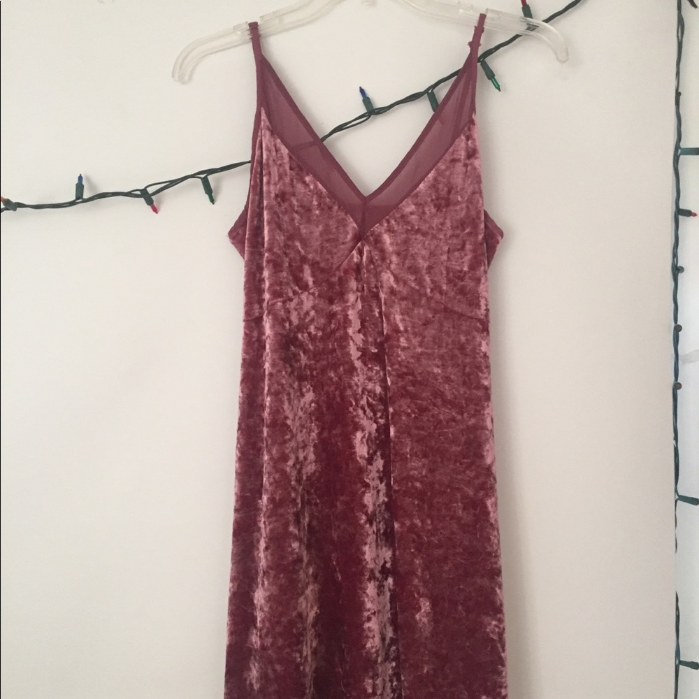 velvet minidress!!